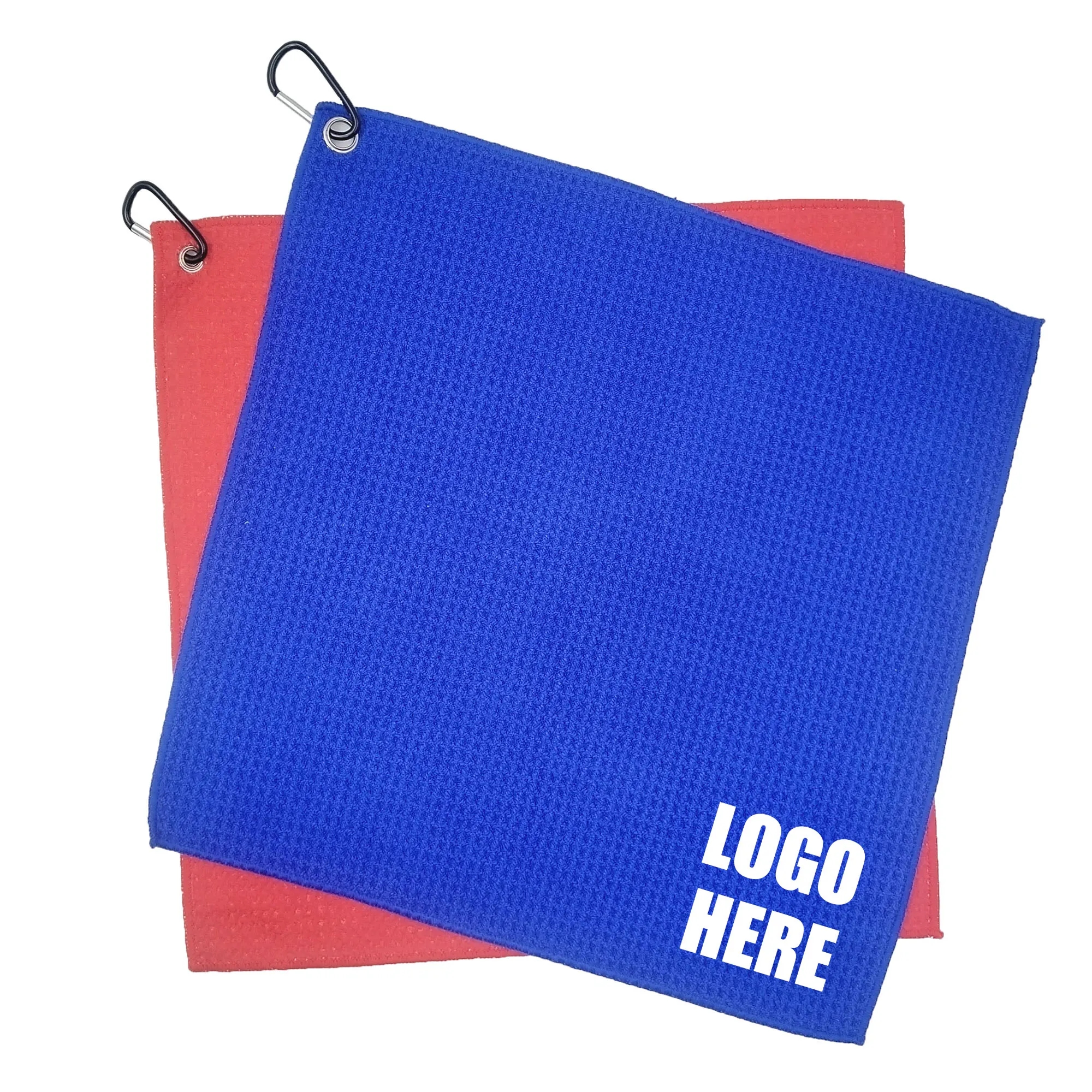 MOQ 50pcs 12" Square Waffle Golf Towel
