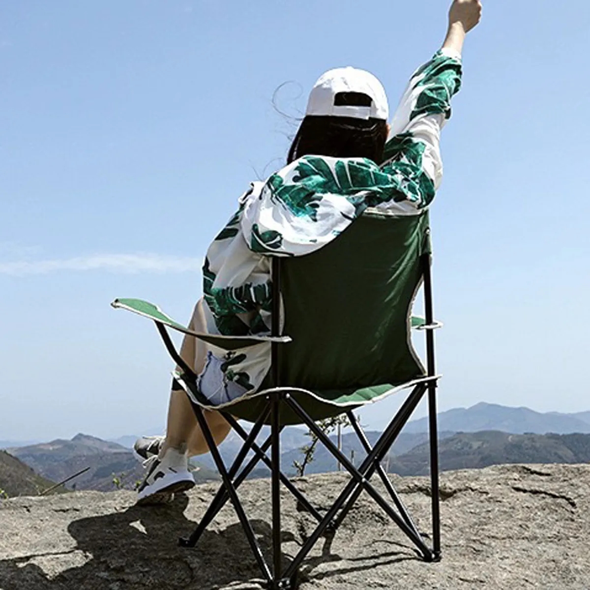 Folding Portable Lightweight Camping Chair with Cup Holder 5