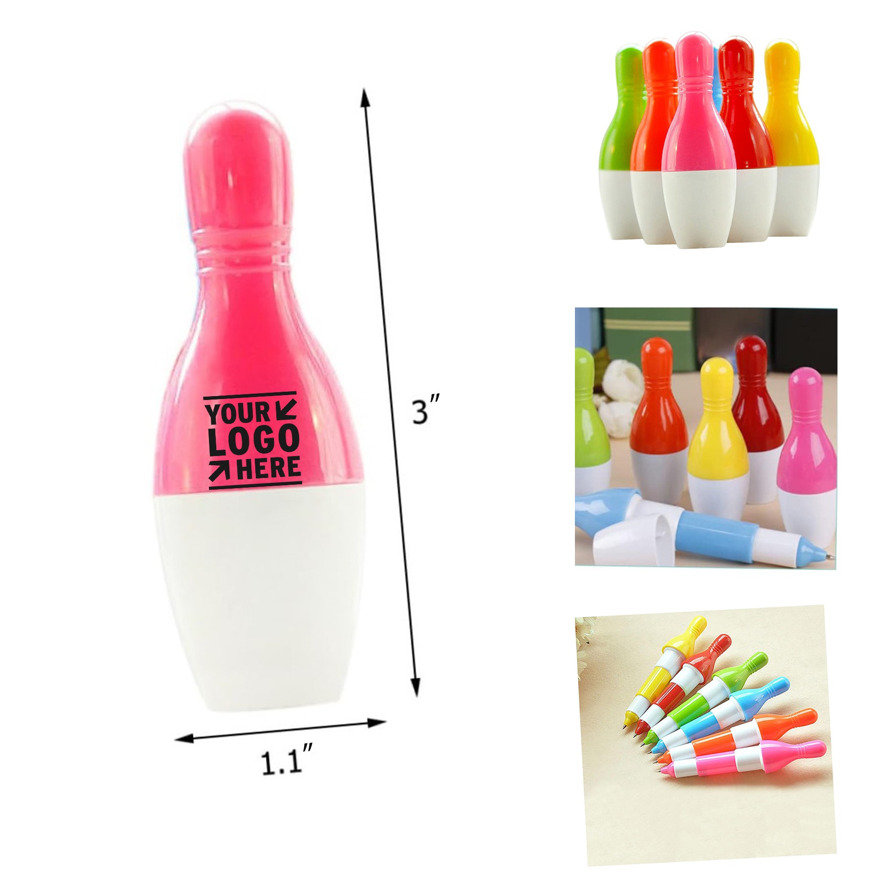 Bowling Retractable Pen 1