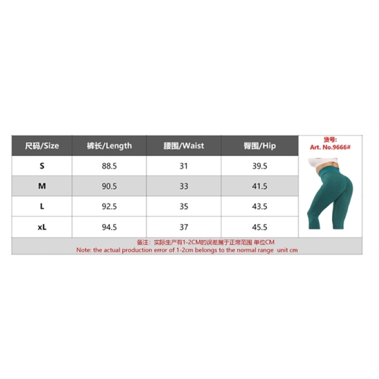 High Waist Honeycomb jacquard yoga pants 4