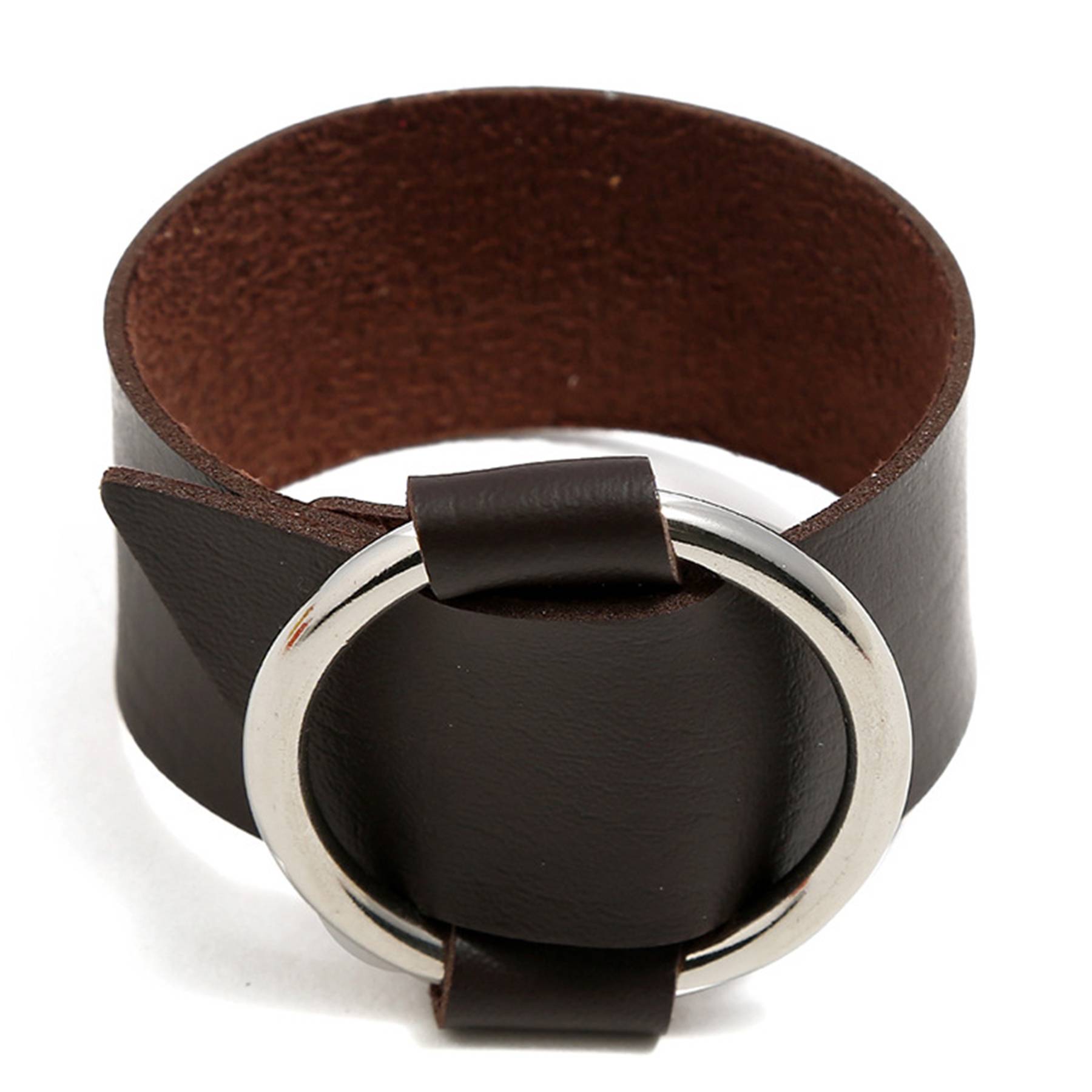 PU Simple punk trend hoop bracelet 8