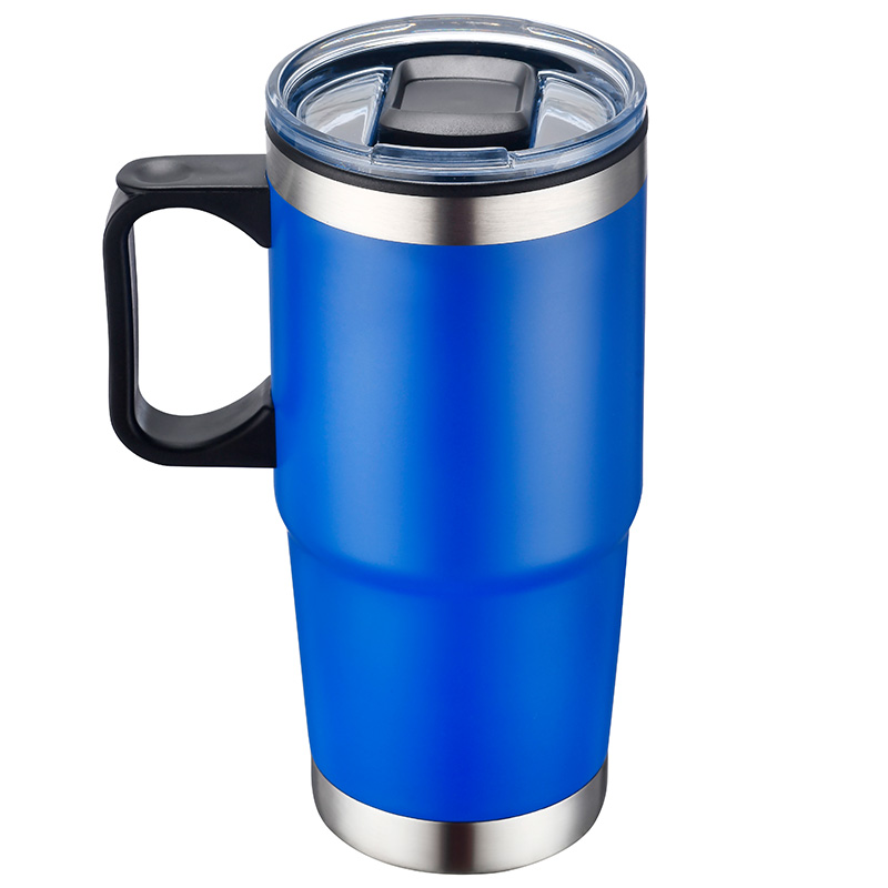 24oz. Travel Mug with Steel Bottom 12