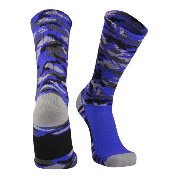 Elite Sports Socks Woodland Camo Crew 9