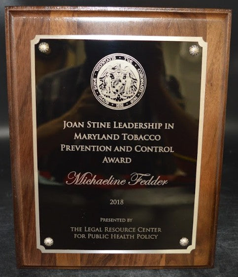 Solid Walnut Plaque 2