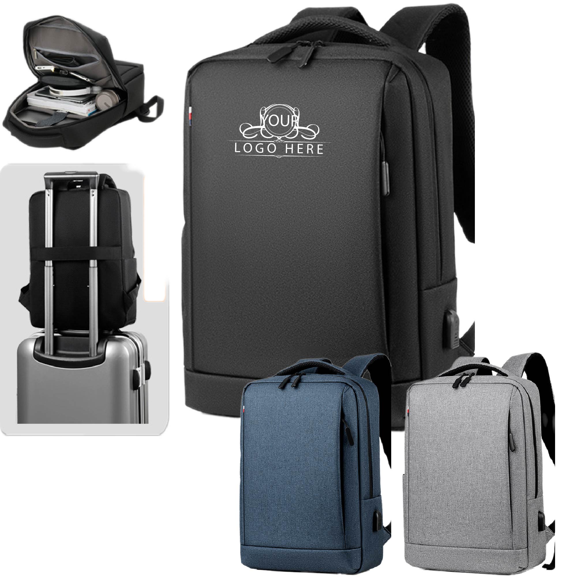 Business Travel Laptop Backpack 1