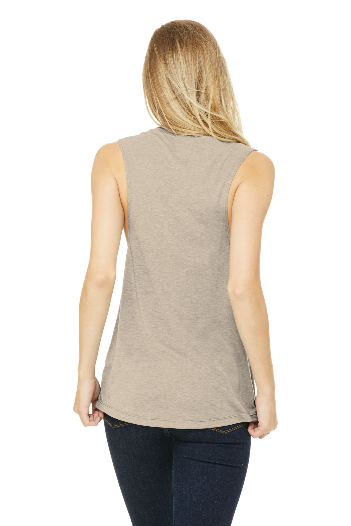 BELLA+CANVAS Women's Flowy Scoop Muscle Tank. BC8803 30