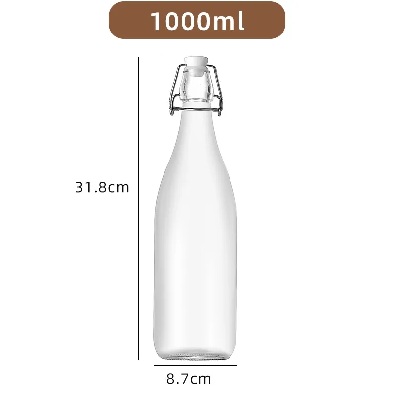 Buckle Glass Beverage Bottle 8