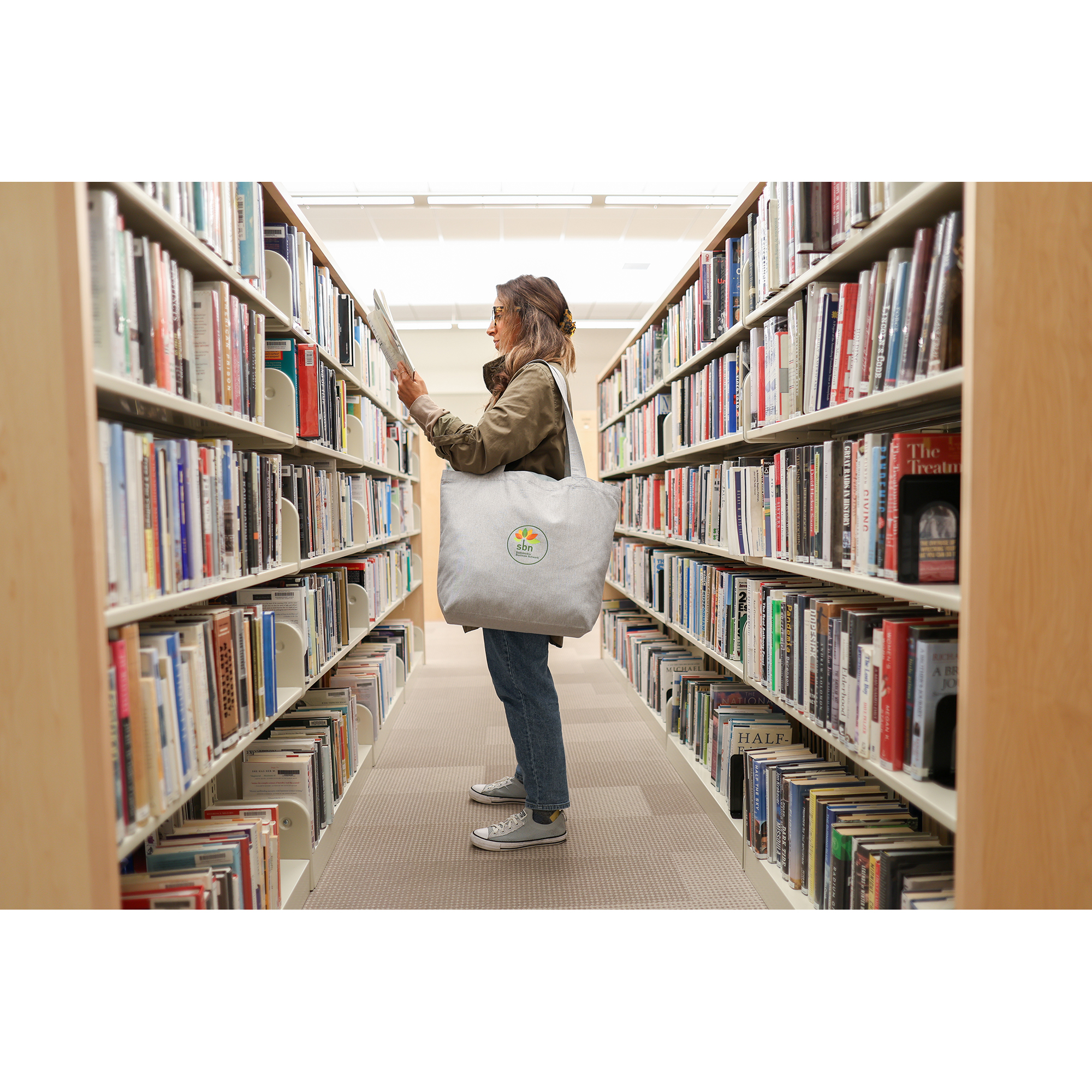 Recycled Cotton Shopper Tote with Interior Pocket - AWARE™ 18