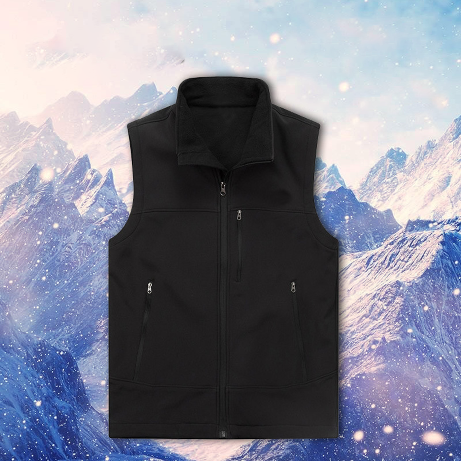 Sleeveless Soft Polar Fleece Vest 3