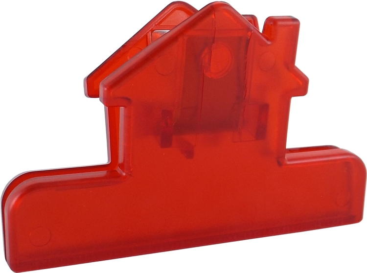 4" House Shaped Bag Clip 4