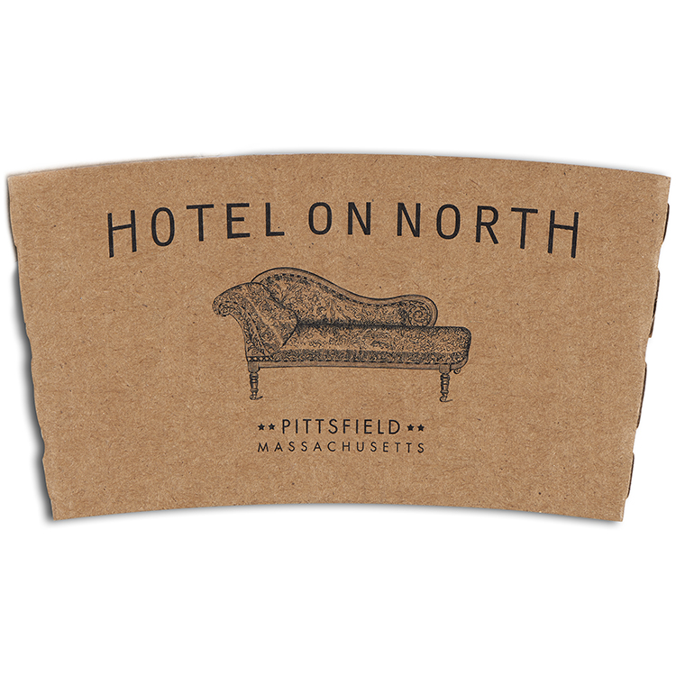 Kraft Hot Cup Sleeves - Quick Ship 1