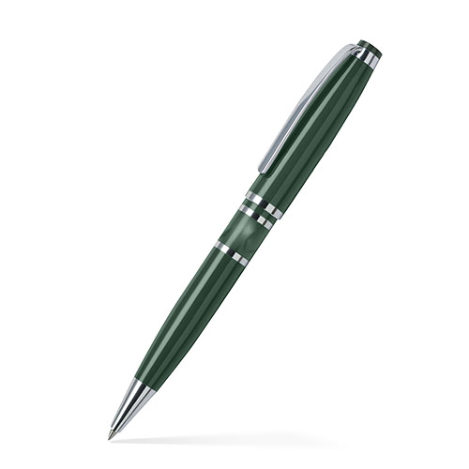 Resin Accented Brass Ballpoint Twist Metal Pen 3