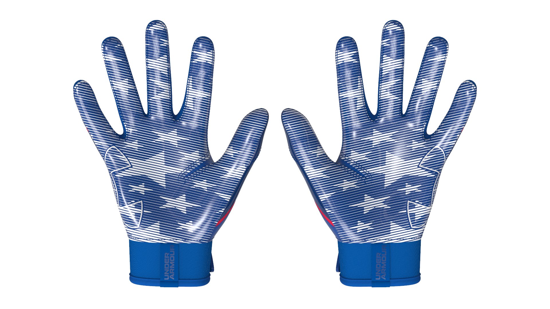 UA Blur LE Pee Wee Football Gloves 3