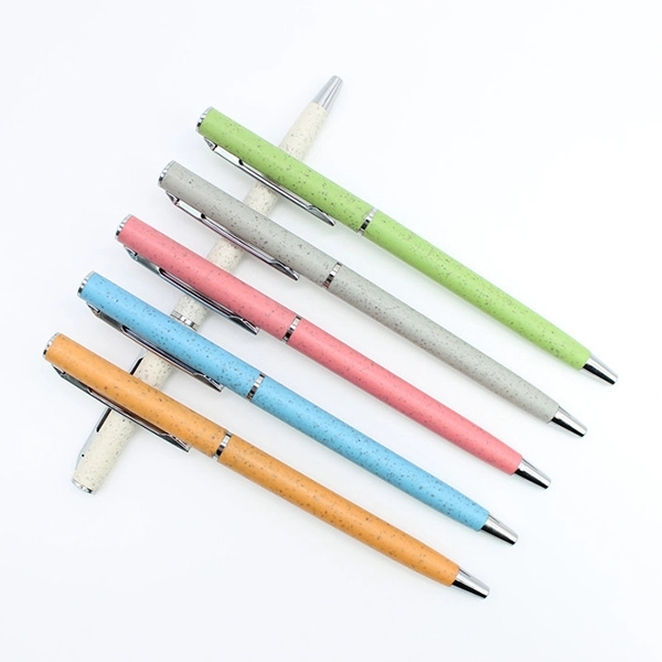Ball pen in wheat straw fibre & ABS 3