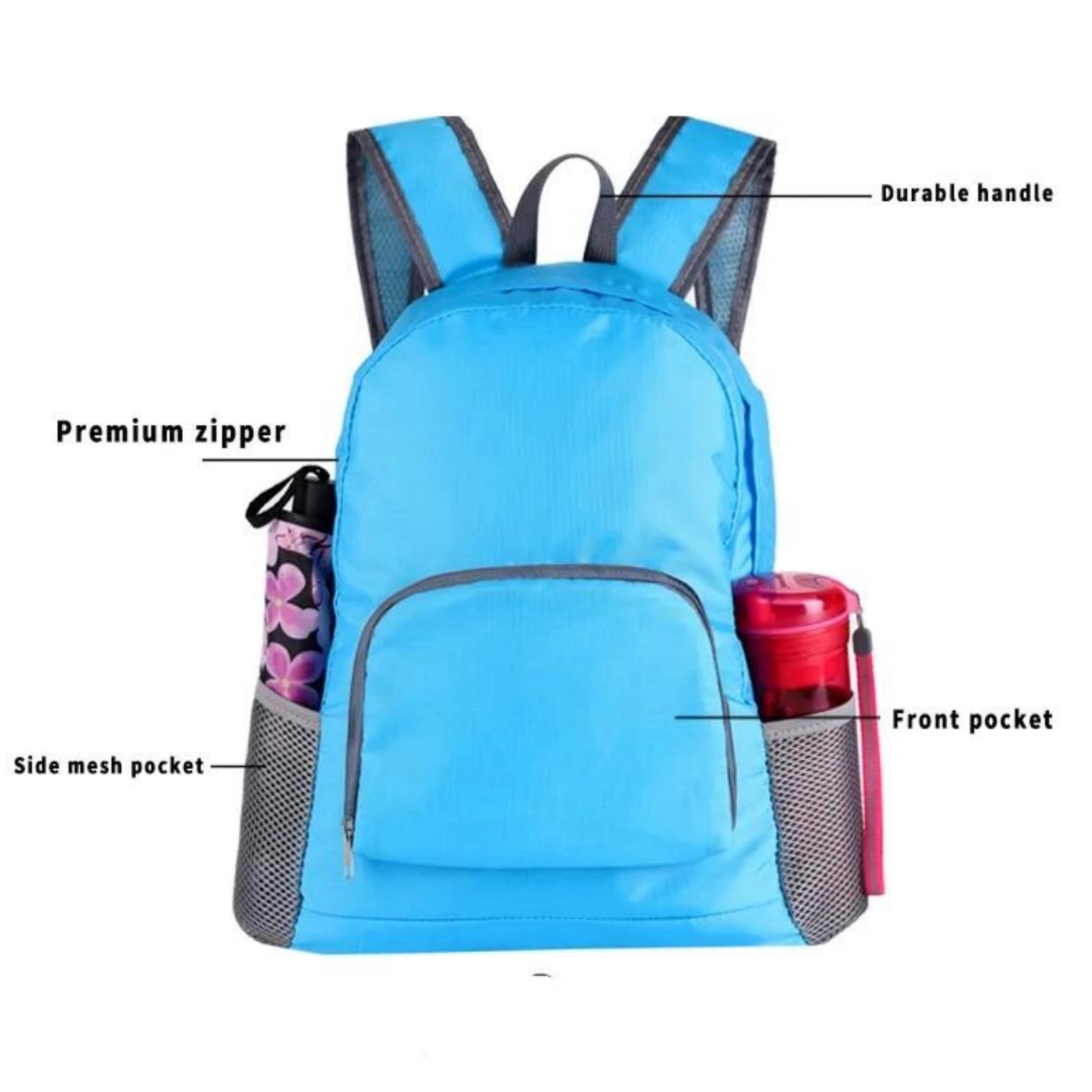 Custom Lightweight Packable Foldable Backpack 3