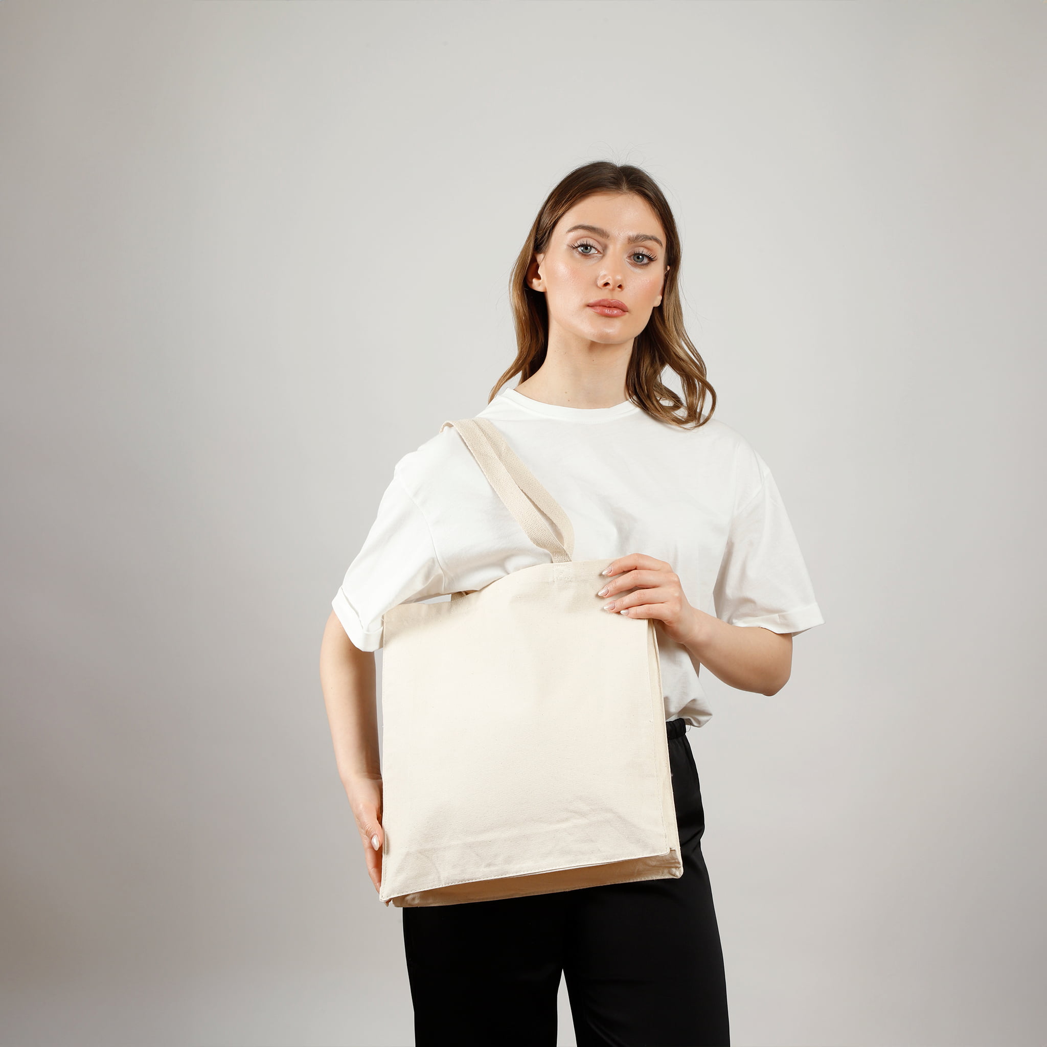 Shopper Canvas Tote Bag, custom tote bag with logo imprint 12