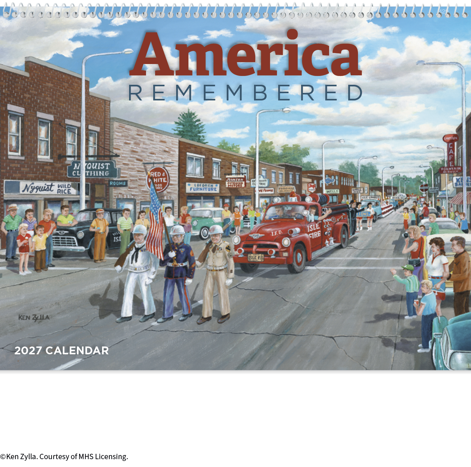 HotLine® Products America Remembered Appointment Calendar - Spiral 23