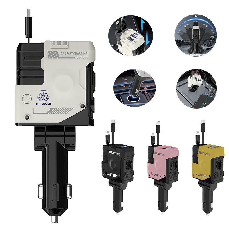 4-in-1 Fast Charge Car Charger Adapter 3
