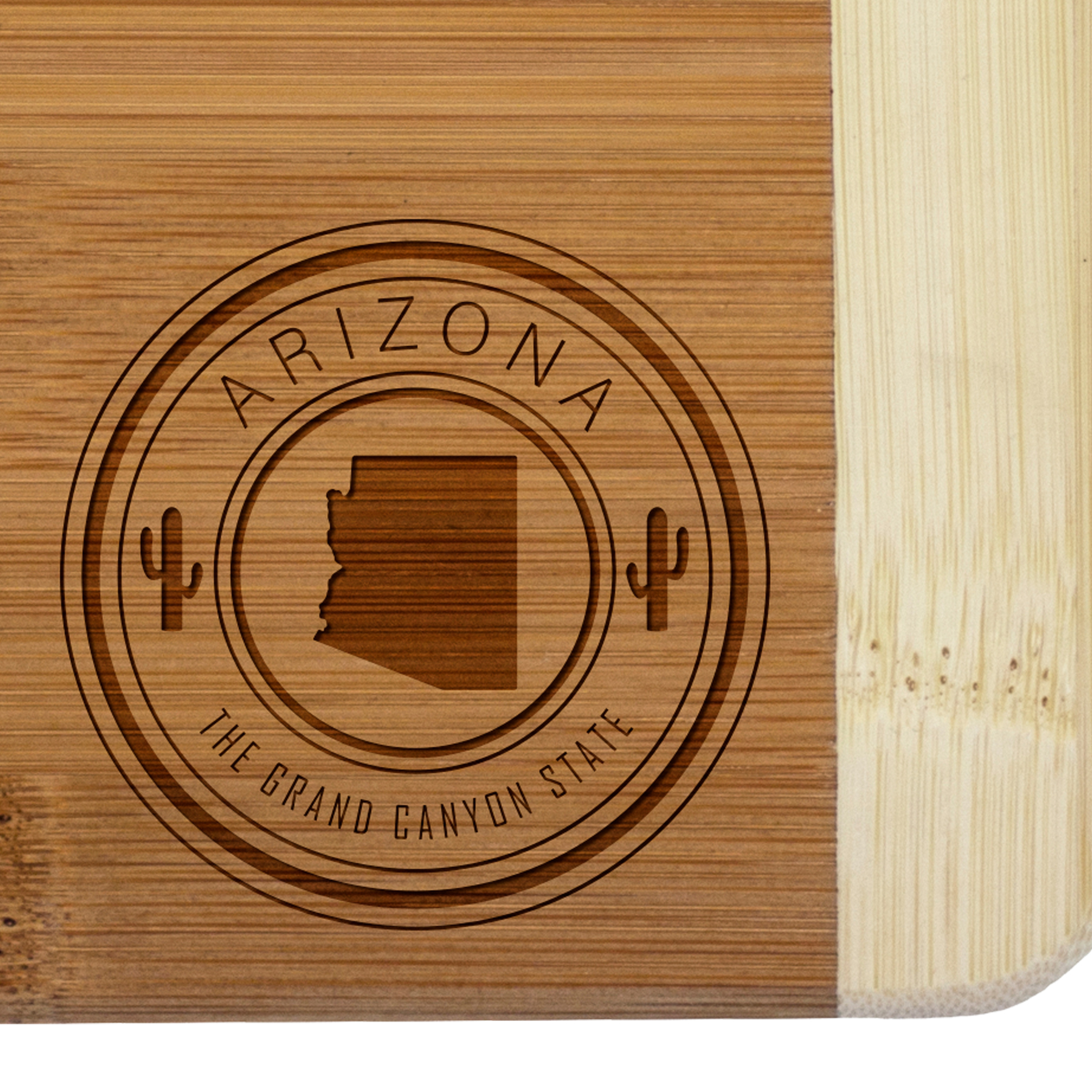 Arizona State Stamp 2-Tone Bar Board 2