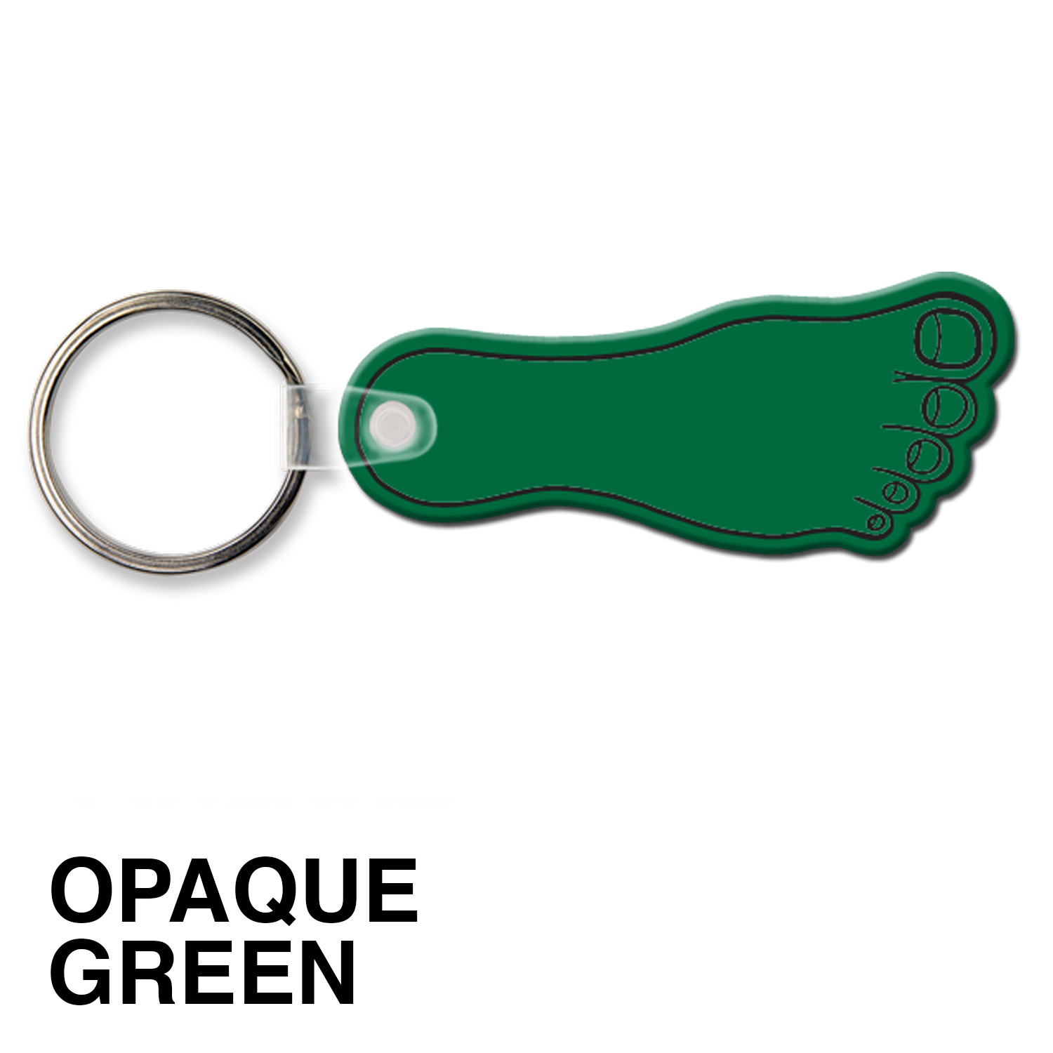 Foot Key Tag (Spot Color) 12