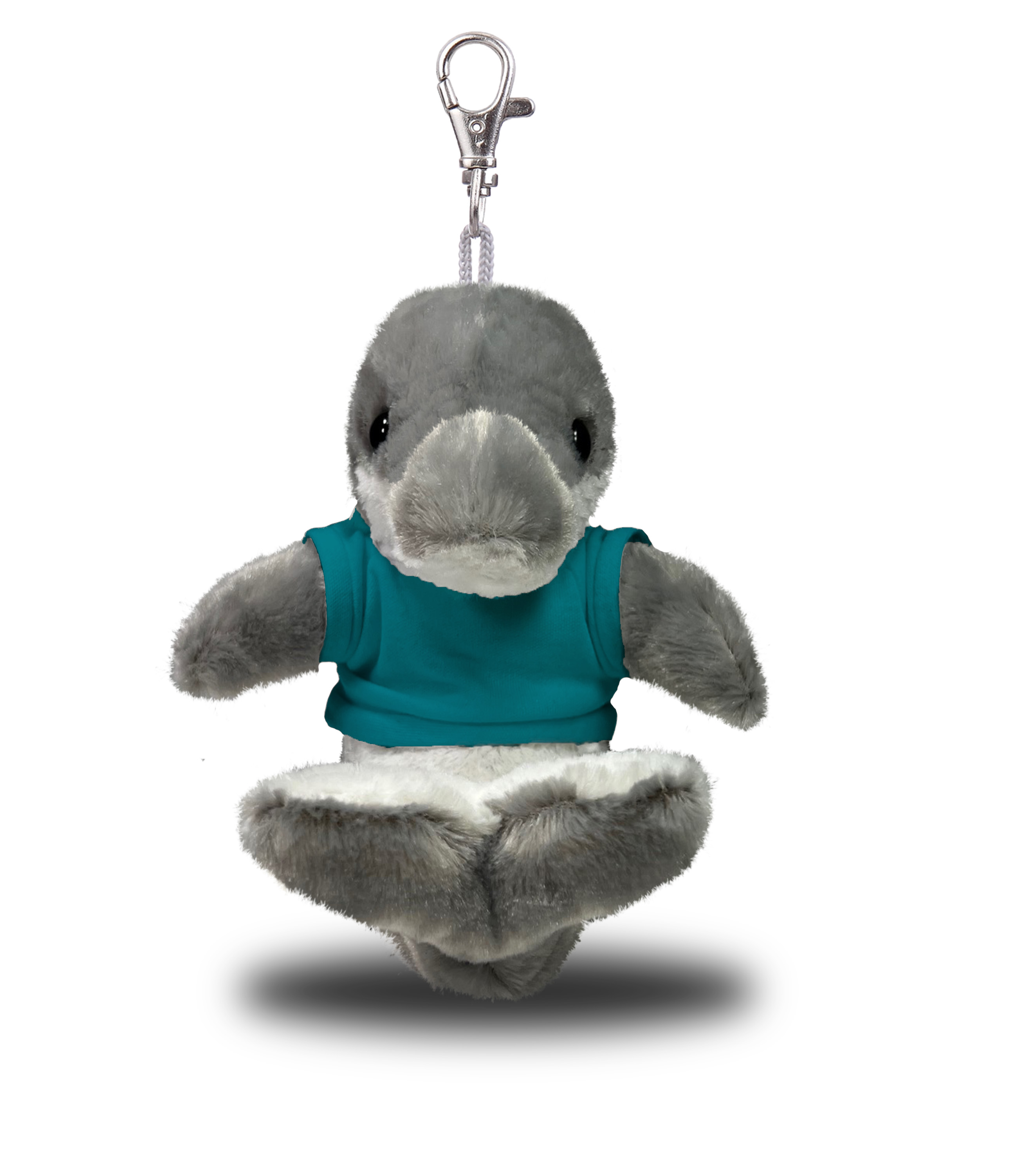 Plush Dolphin Keychain with T-Shirt 10