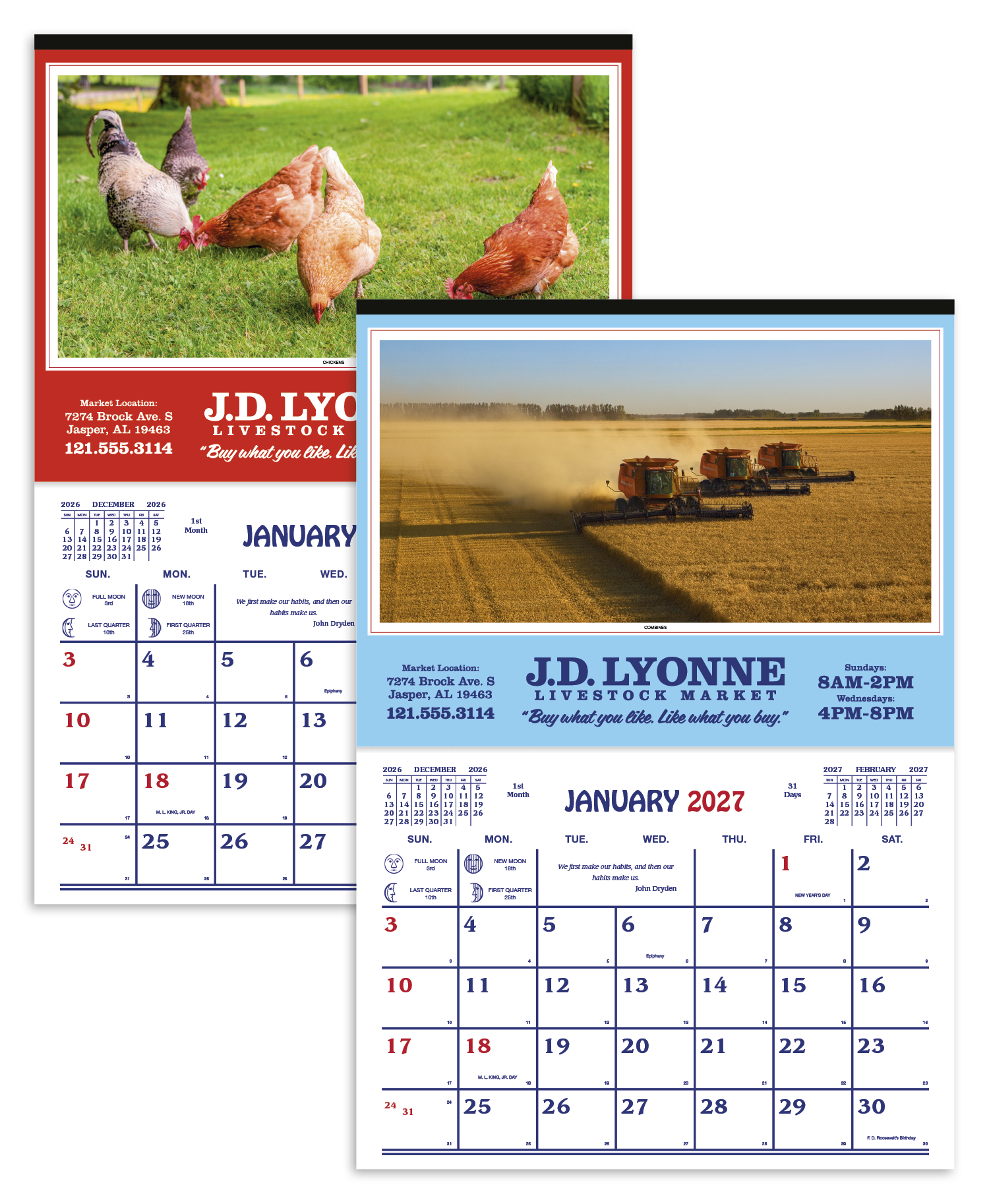 Skinner & Kennedy® Farm Calendar 19