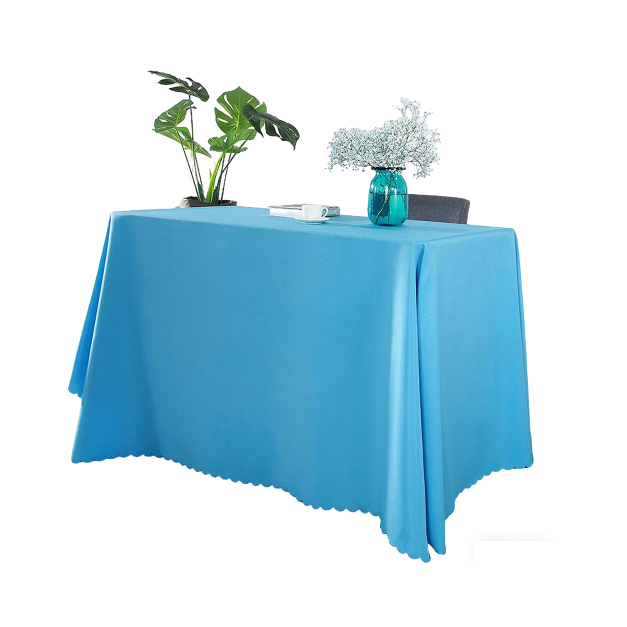 Polyester Tablecloth 102" x 71" With Custom Print 21