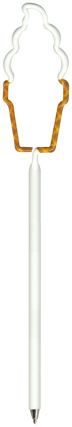 Ice Cream Soft Serve Cone Multi-Color Inkbend Standard, Bent Pen