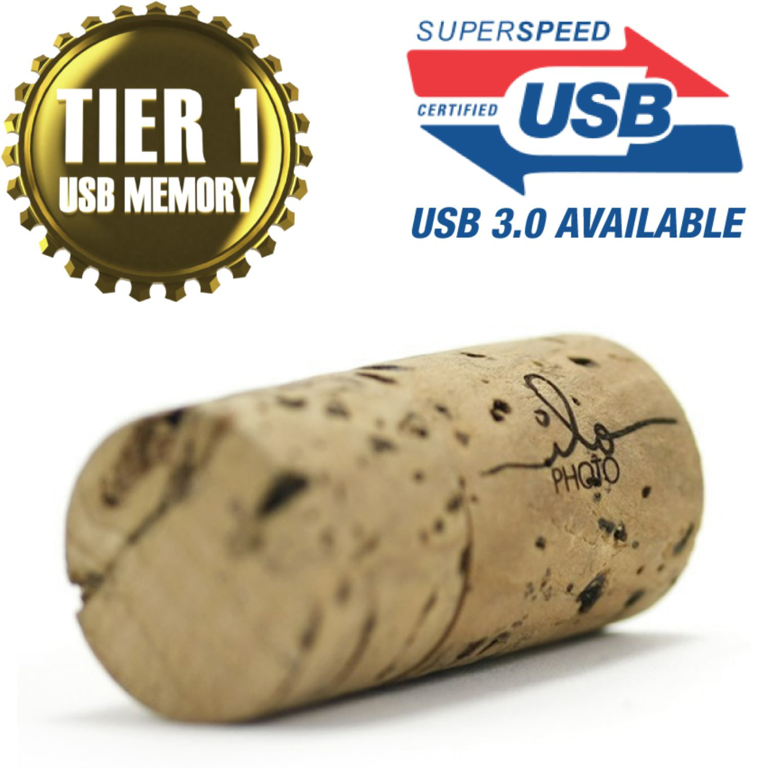 Wine Cork Style USB Flash Drive 3