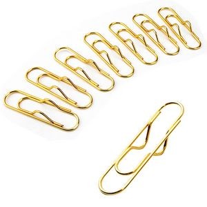 Silver Jumbo Paper Clips Pen Holder In Tin Box 6
