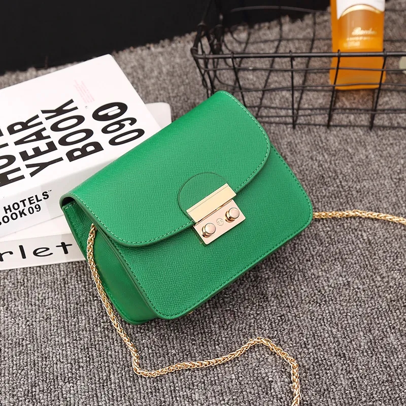 Simple chain trend one-shoulder crossbody bag 8