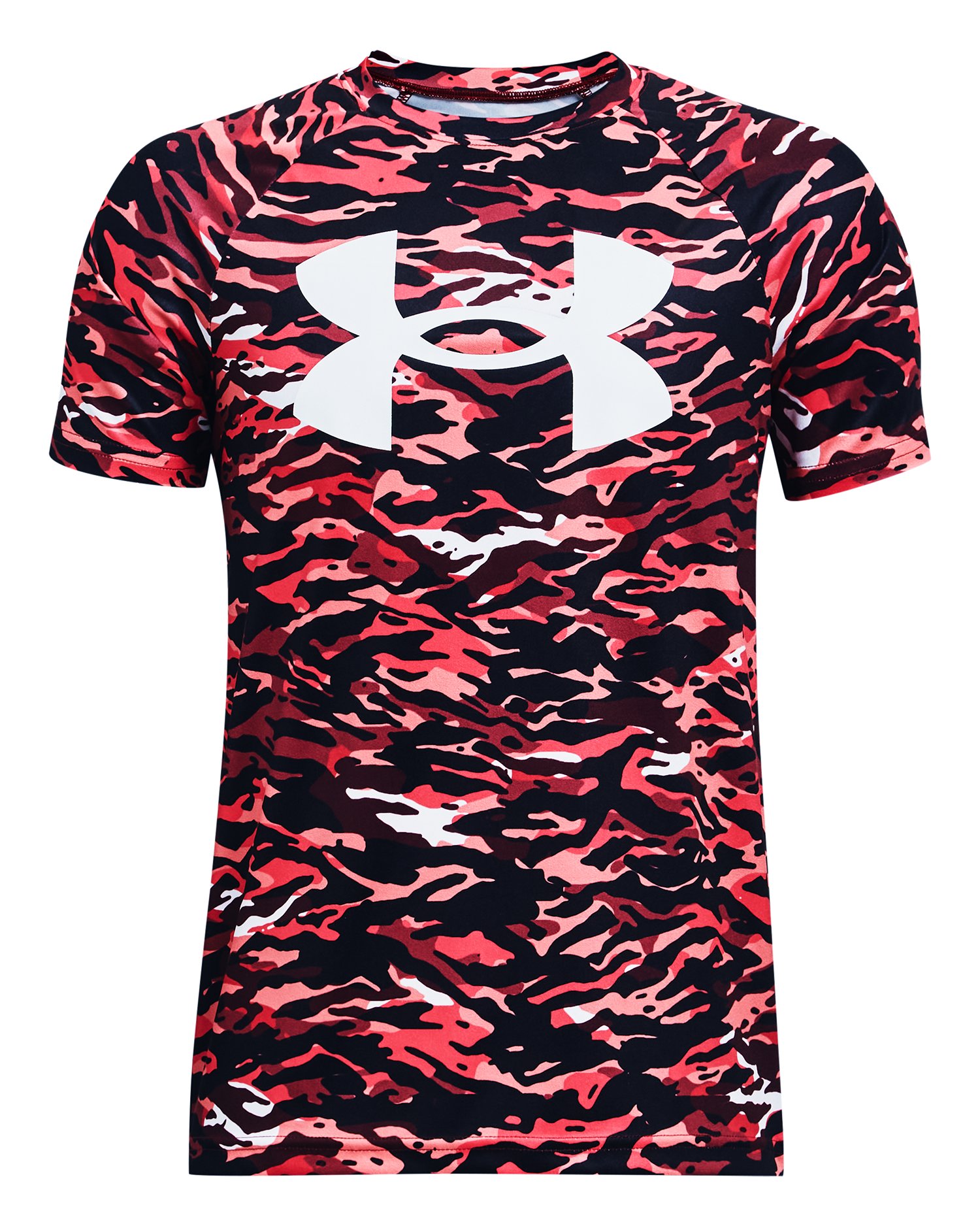 UA Tech Big Logo Printed Boys' Short Sleeve 48