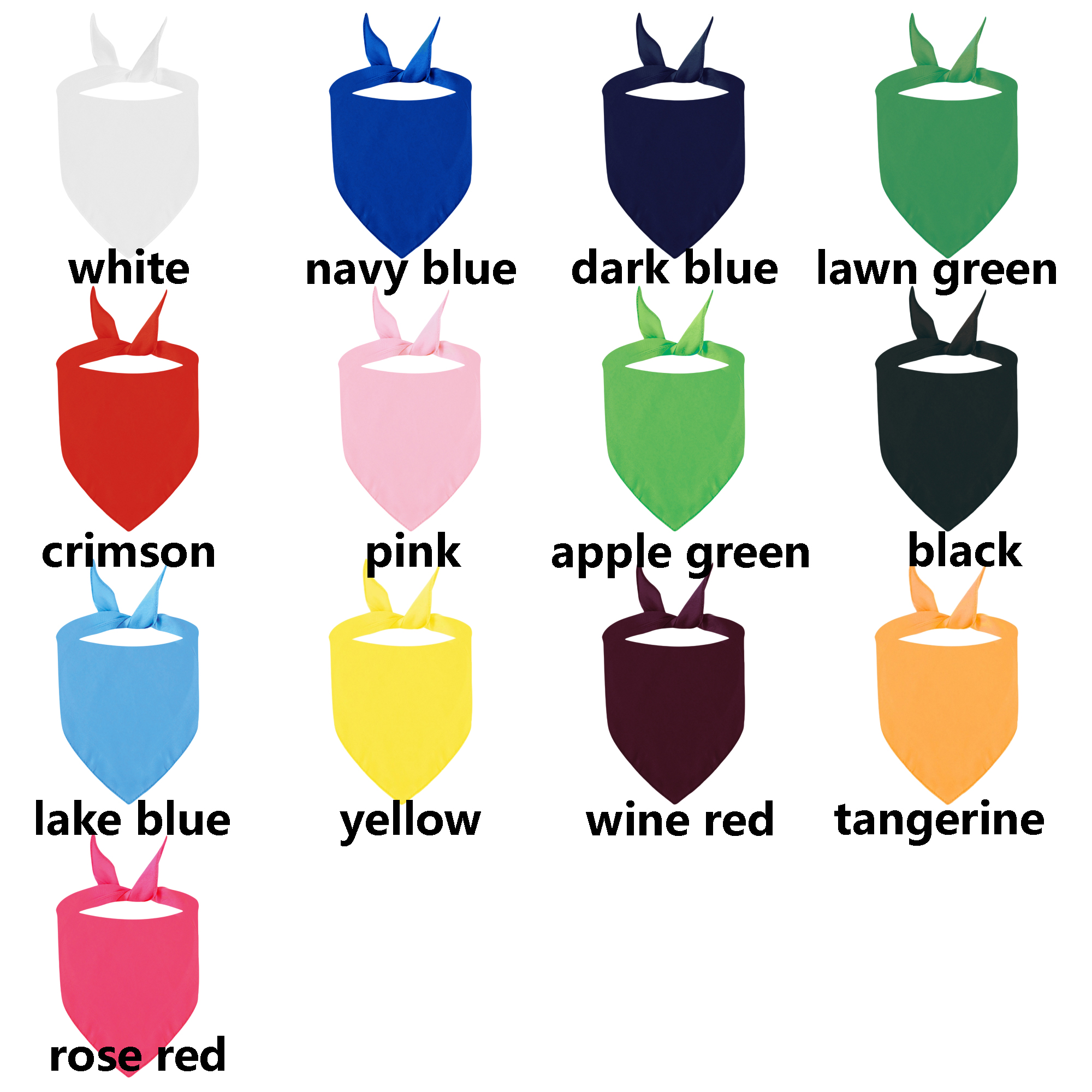 Pet Bandanas for Dogs and Cats MOQ100PCS 1