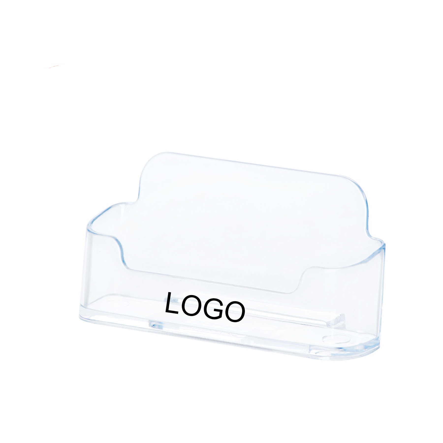 Transparent Plastic Business Card Holder 2