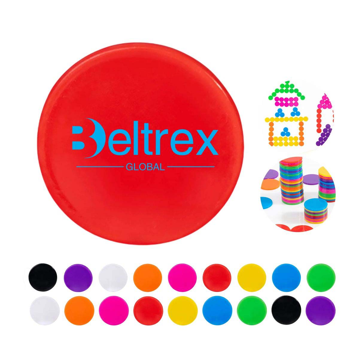 Custom Printed Poker Chips for Educational or Game Use 6