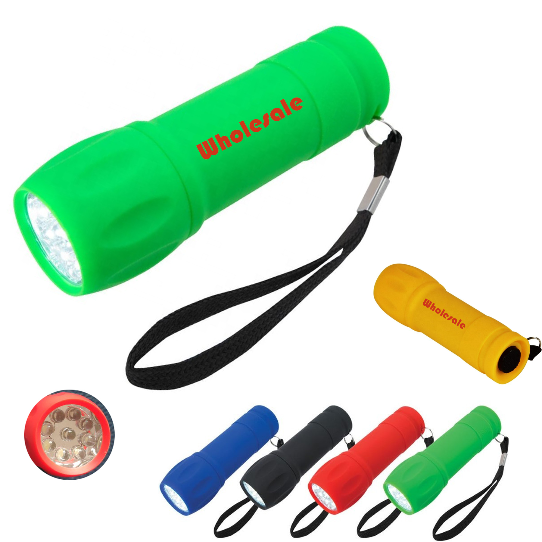 LED Flashlight With Strap MOQ 50PCS 1