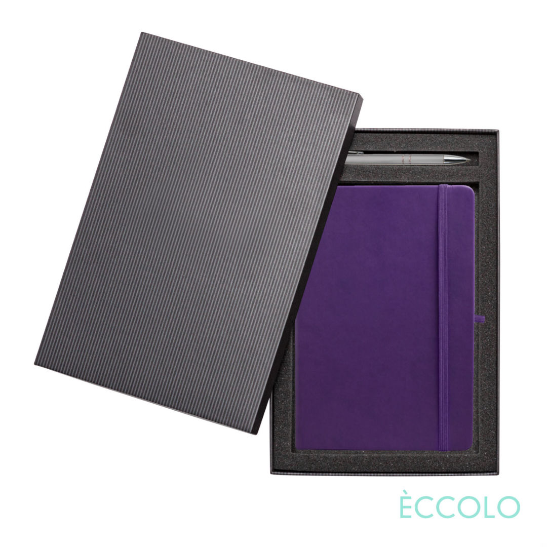 Eccolo® Cool Journal/Clicker Pen Gift Set - (M) 16