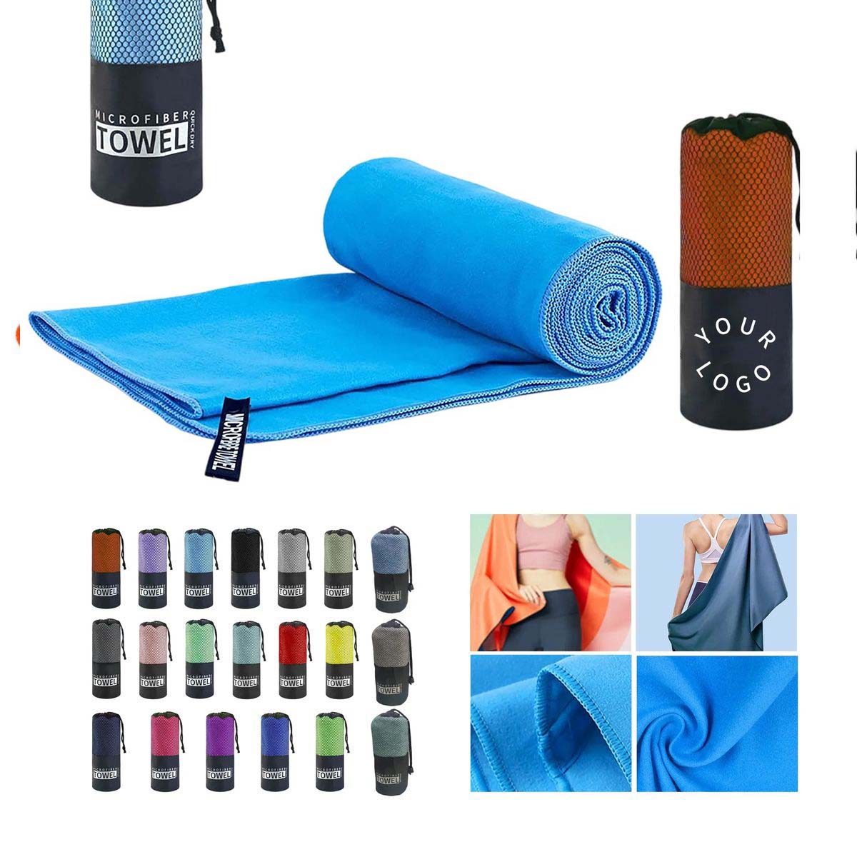 Soft Microfiber Quick Dry Towel for Gym and Yoga 10