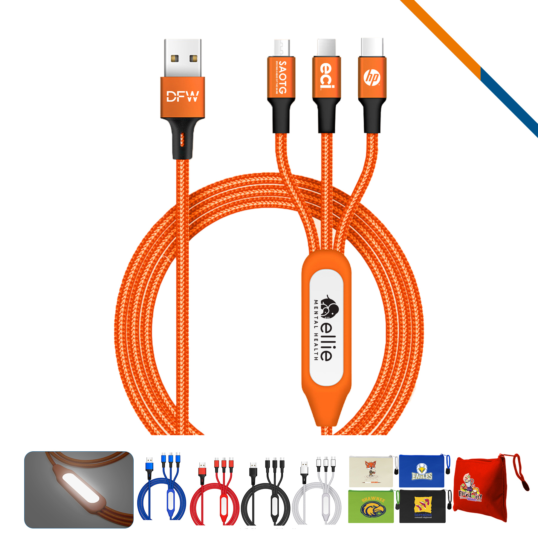 Olisa 3in1 Charging Cable 2
