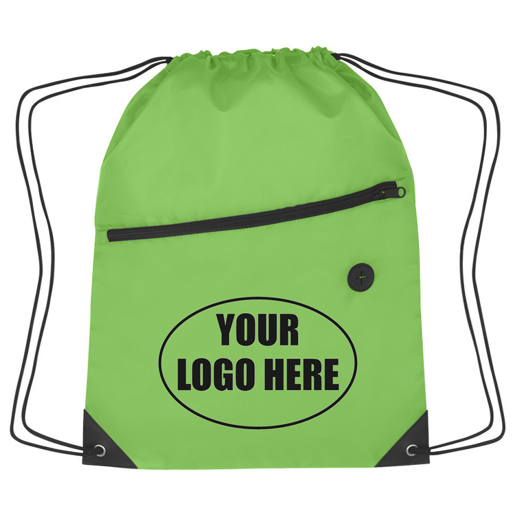 210D Polyester Sports Pack With Front Zipper 4