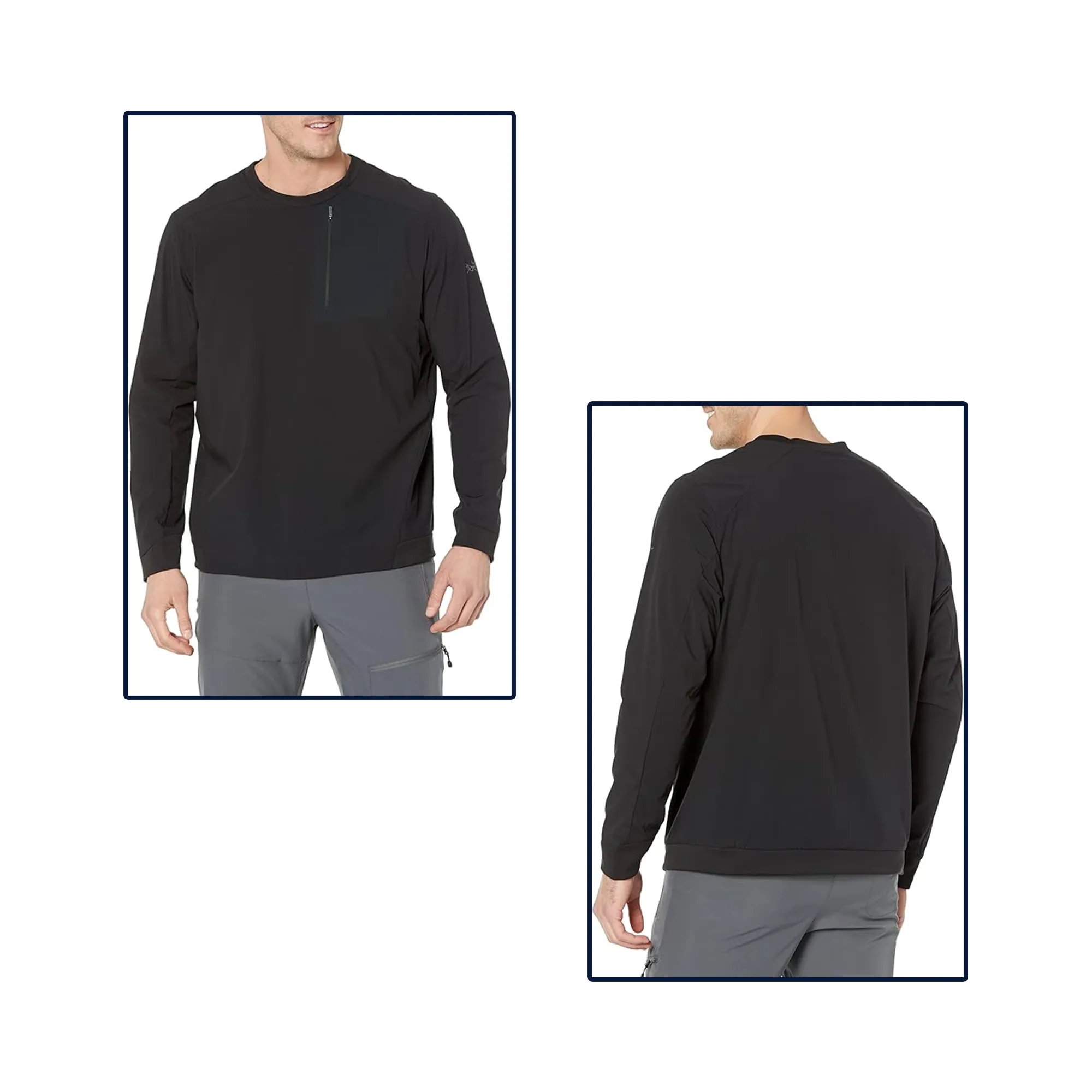 Casual Elastic Long-Sleeved 6
