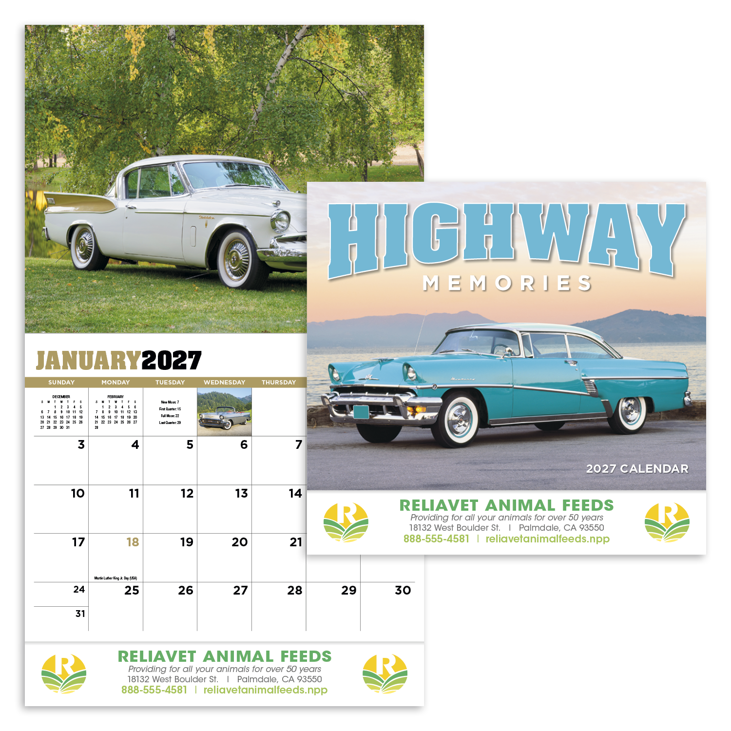 HotLine® Products Highway Memories Appointment Calendar - Stapled 25