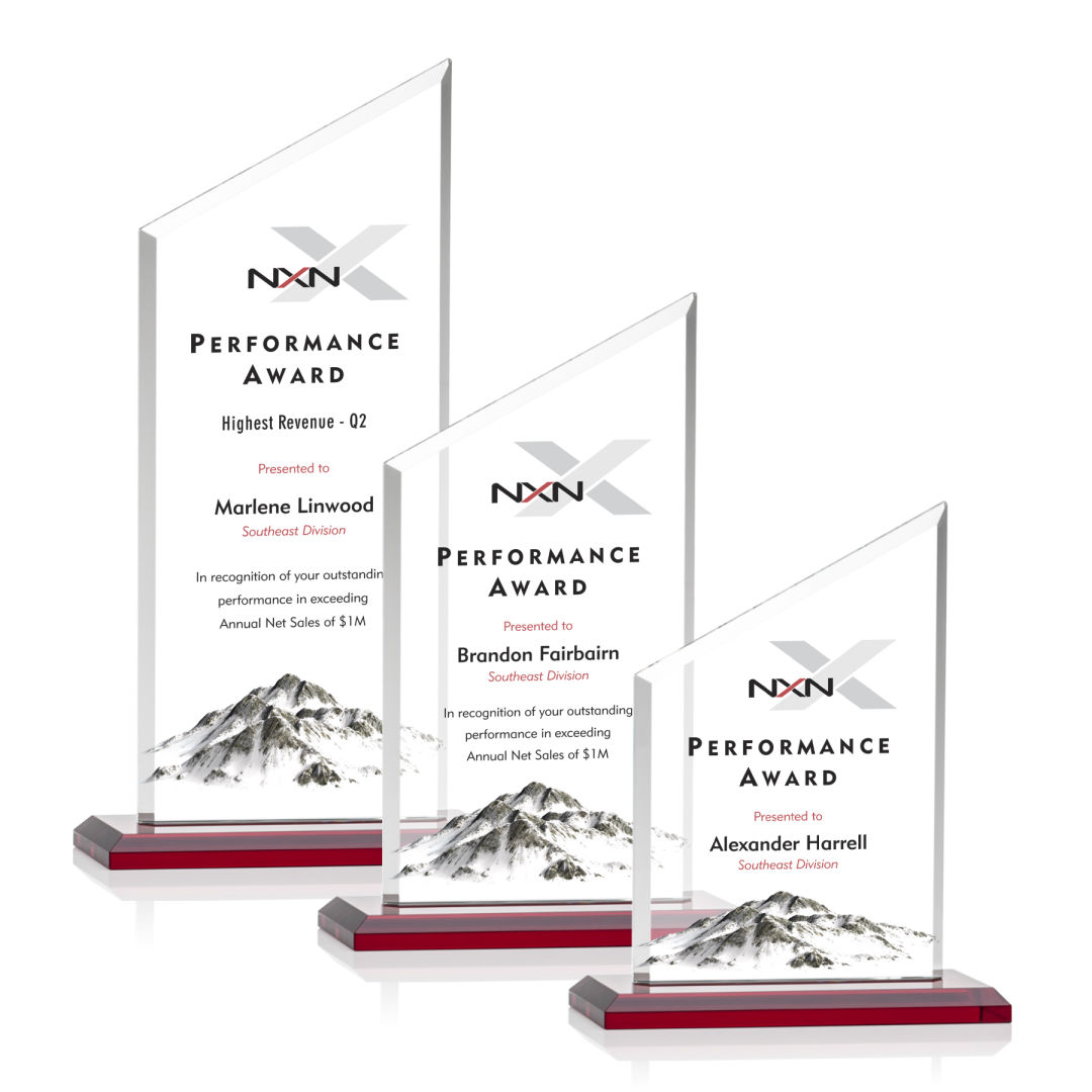 Conacher VividPrint™ Award - Red 9