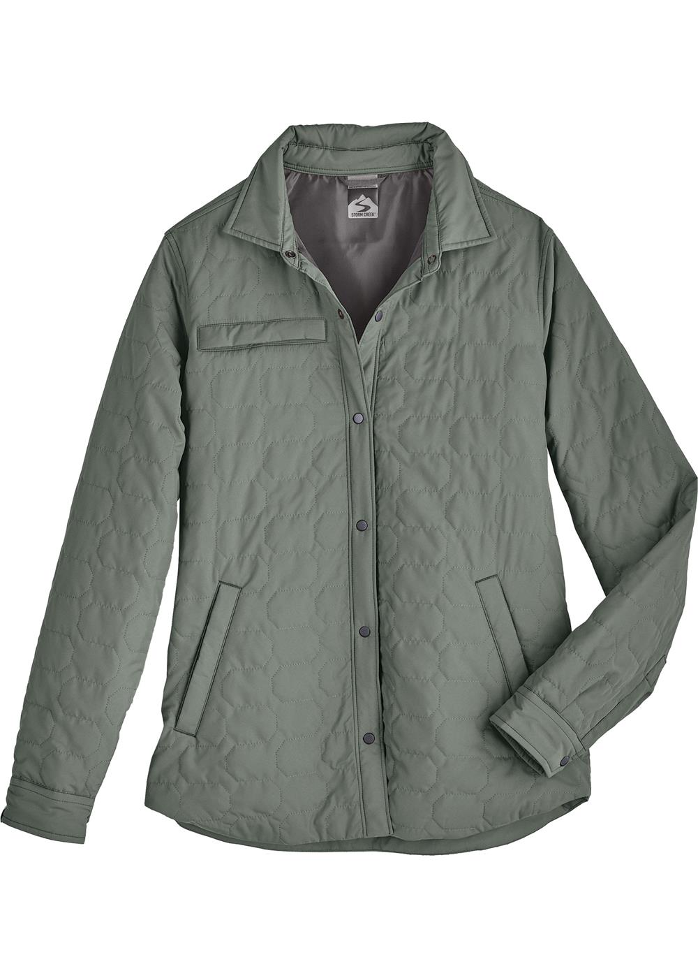 Storm Creek Women's Artisan 100 GSM Insulated Quilted Shirt Jacket 27