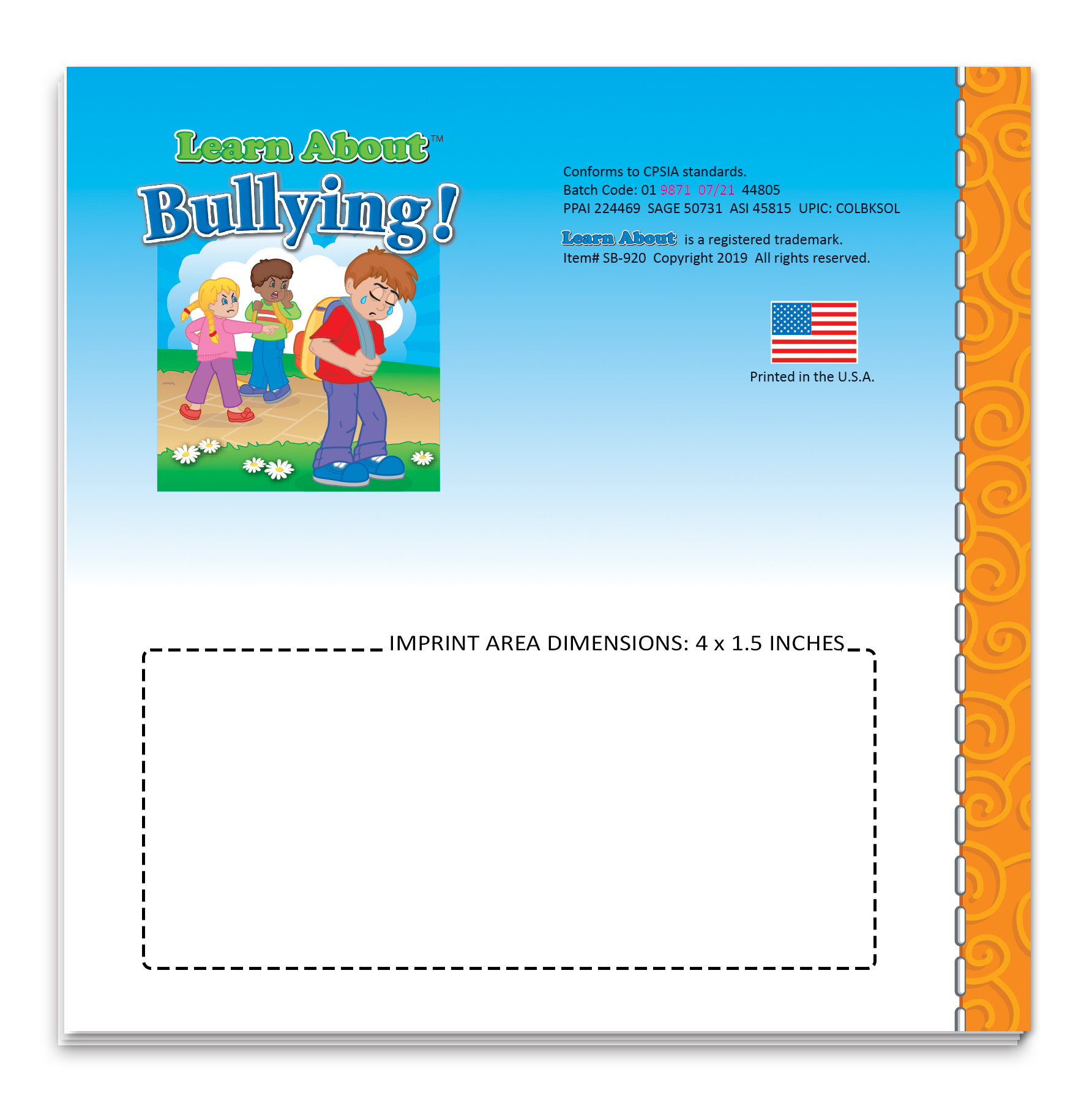 Learn About Bullying Storybook 2