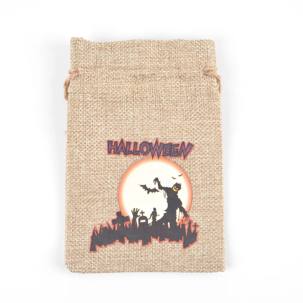 Burlap Drawstring Bag 3.94x5.91x1.18 Inch Compact Size 2
