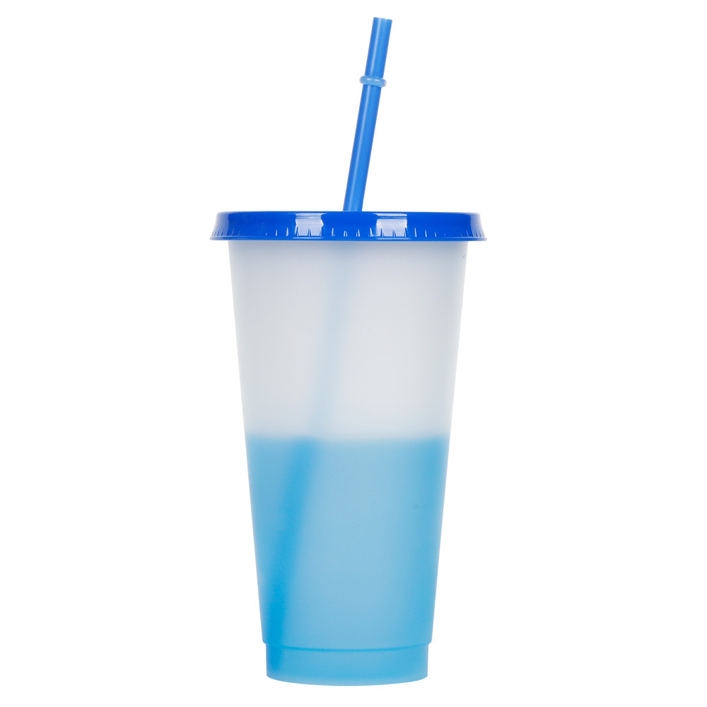 24oz. Color Changing Cups with Lids and Straws 6