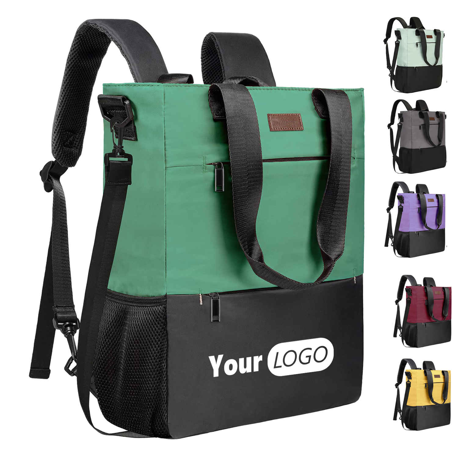 Nylon Convertible Laptop Backpack 5