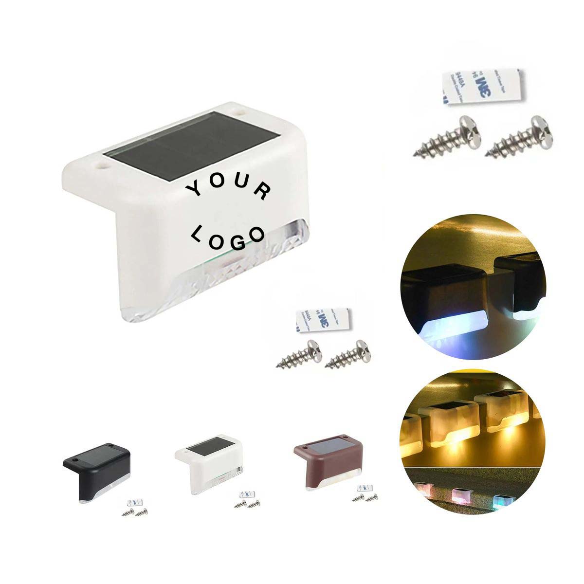 Weatherproof ABS Solar Patio Light for Decks 3