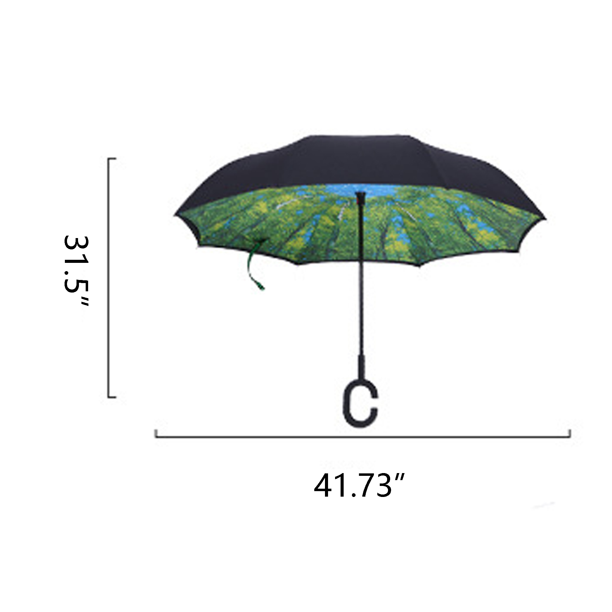 Premium Reverse Folding Umbrella 10
